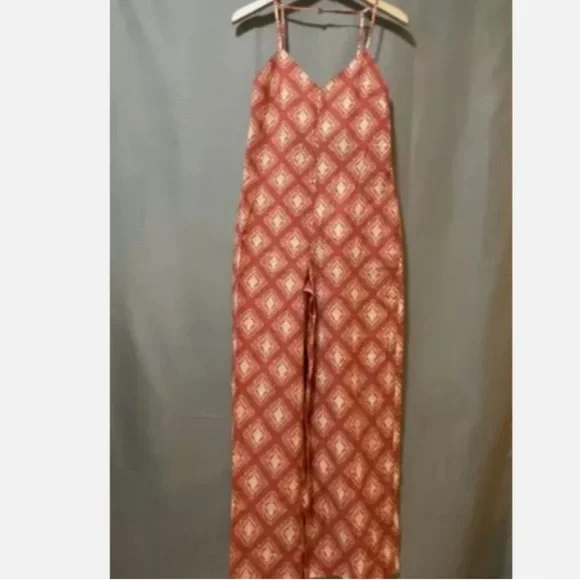 NWT Zara Terracotta Jumpsuit - Picture 9 of 10